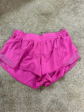 lululemon athletica Vibrant Pink Layered Athletic Shorts